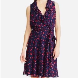 CHAPS Floral Dress Size 14P NWOT